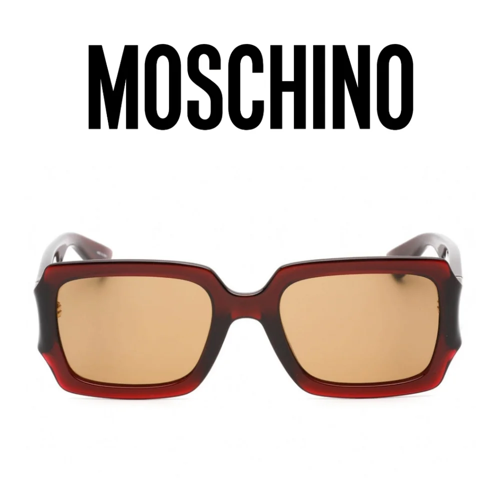 MOSCHINO- MOS063/S Sunglasses Red / Brown
